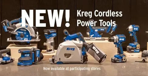 Kreg cordless 澳洲幸运5官方开奖走势-澳洲的体彩幸运五极准计划预测168官网® on display with 'NEW!' text